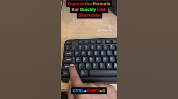 Shortcuts to Expand the formula Bar in excel #shorts #shortsvideo #youtubeshorts