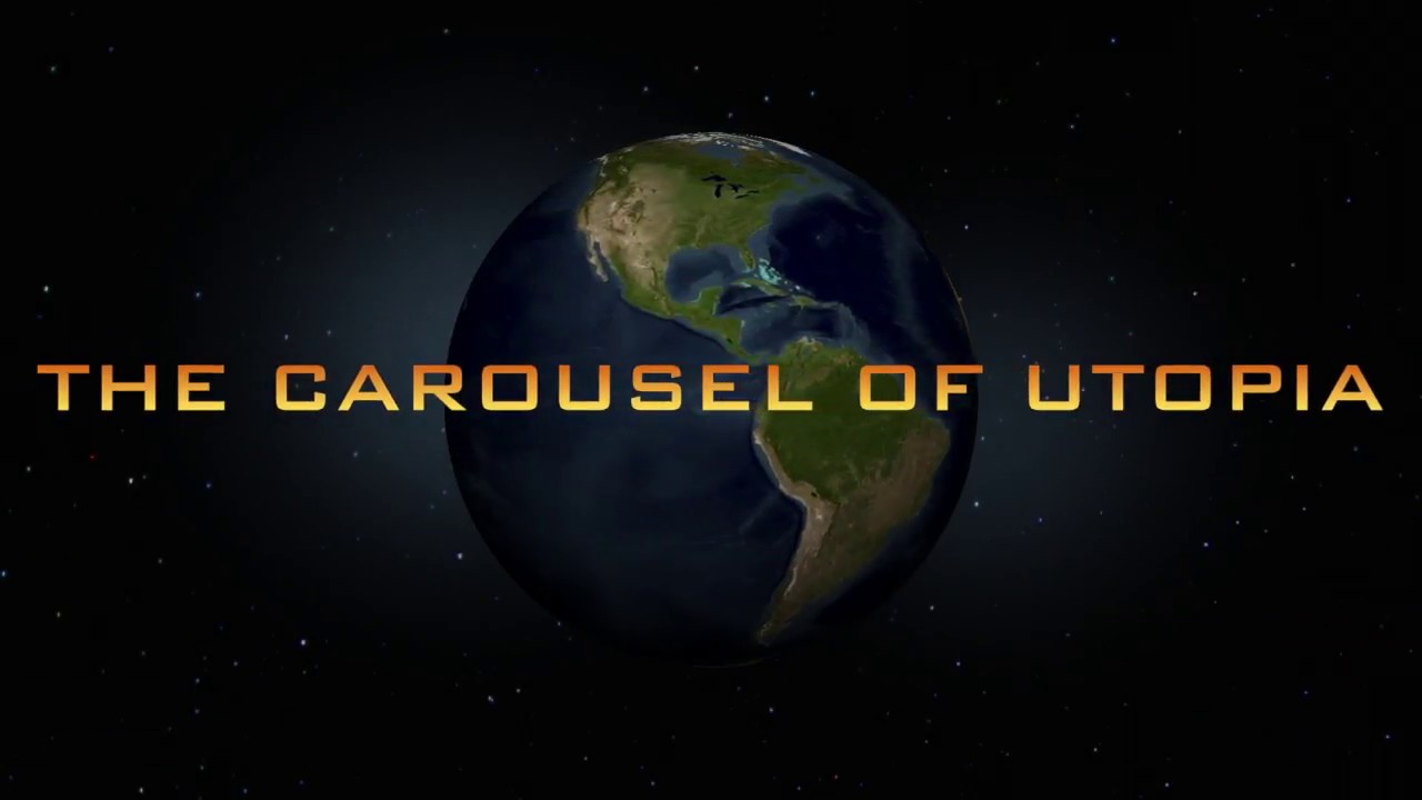 Adult Coloring Books /The Carousel of utopia