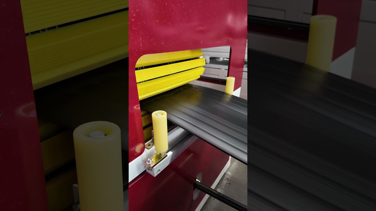 PE profile extrusion line 