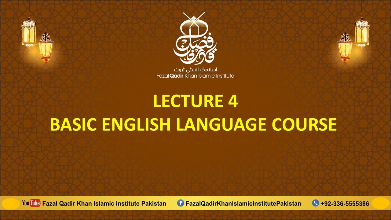 Lecture 4 | Occupation & Residence | Free Online Basic English Language ...
