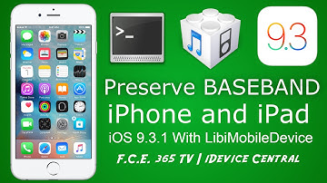 iOS 9.3.1 - Restore iPhone Without Baseband Update using LibiMobileDevice