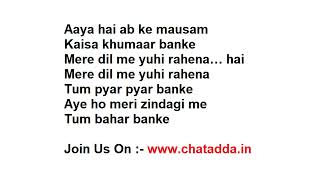 Aaye Ho Meri Zindagi Mein (Male) Full Song Lyrics Movie - Raja Hindustani | Udit Narayan