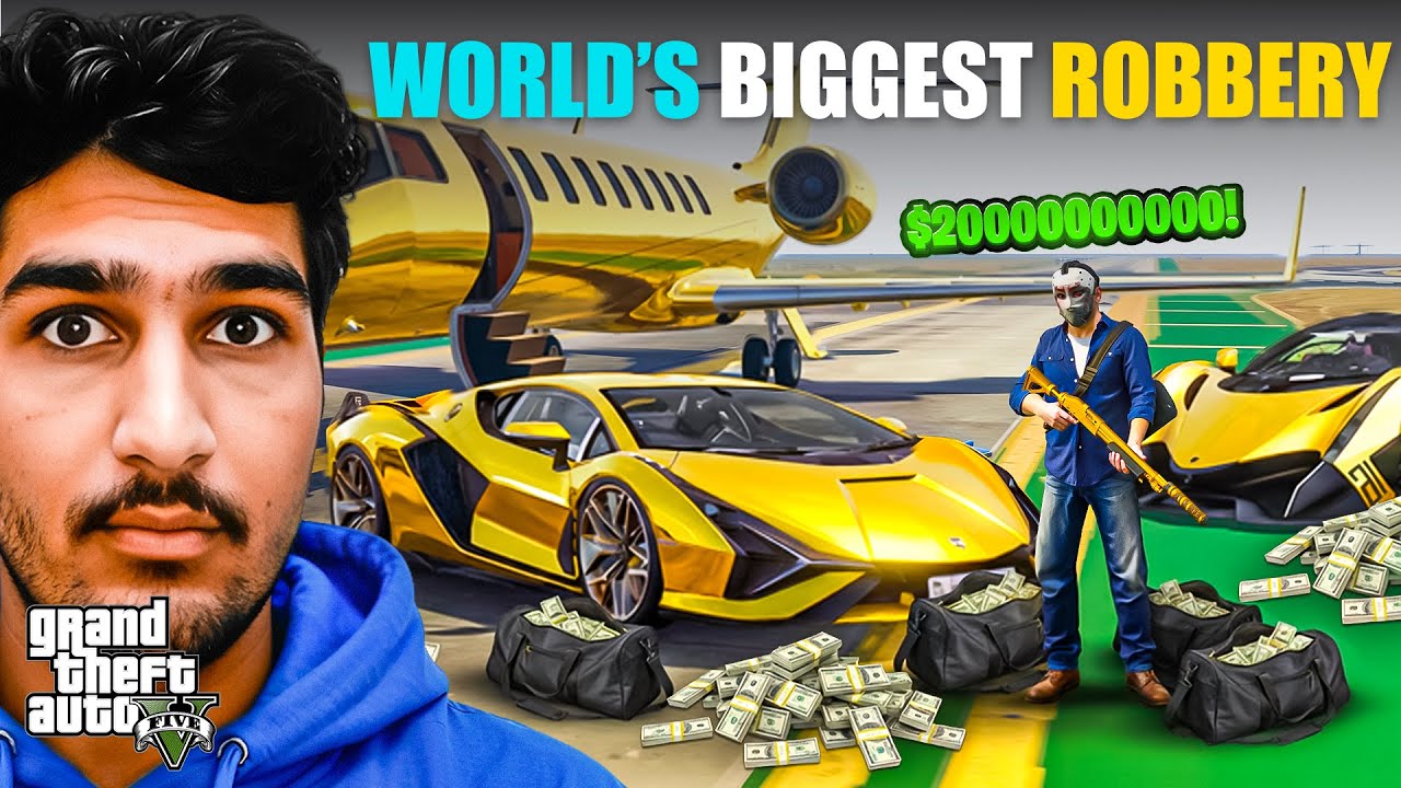BIGGEST ROBBERY IN LOS SANTOS | GTA 5 GAMEPLAY #6 - YouTube