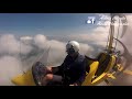 Gyrocopter - Autogiro ELA 07 - Surfing & Playing with clouds