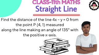 Find The Distance Of The Line 4X Y 0 From The Point P 4, 1 Measured Along Worldeez Academy