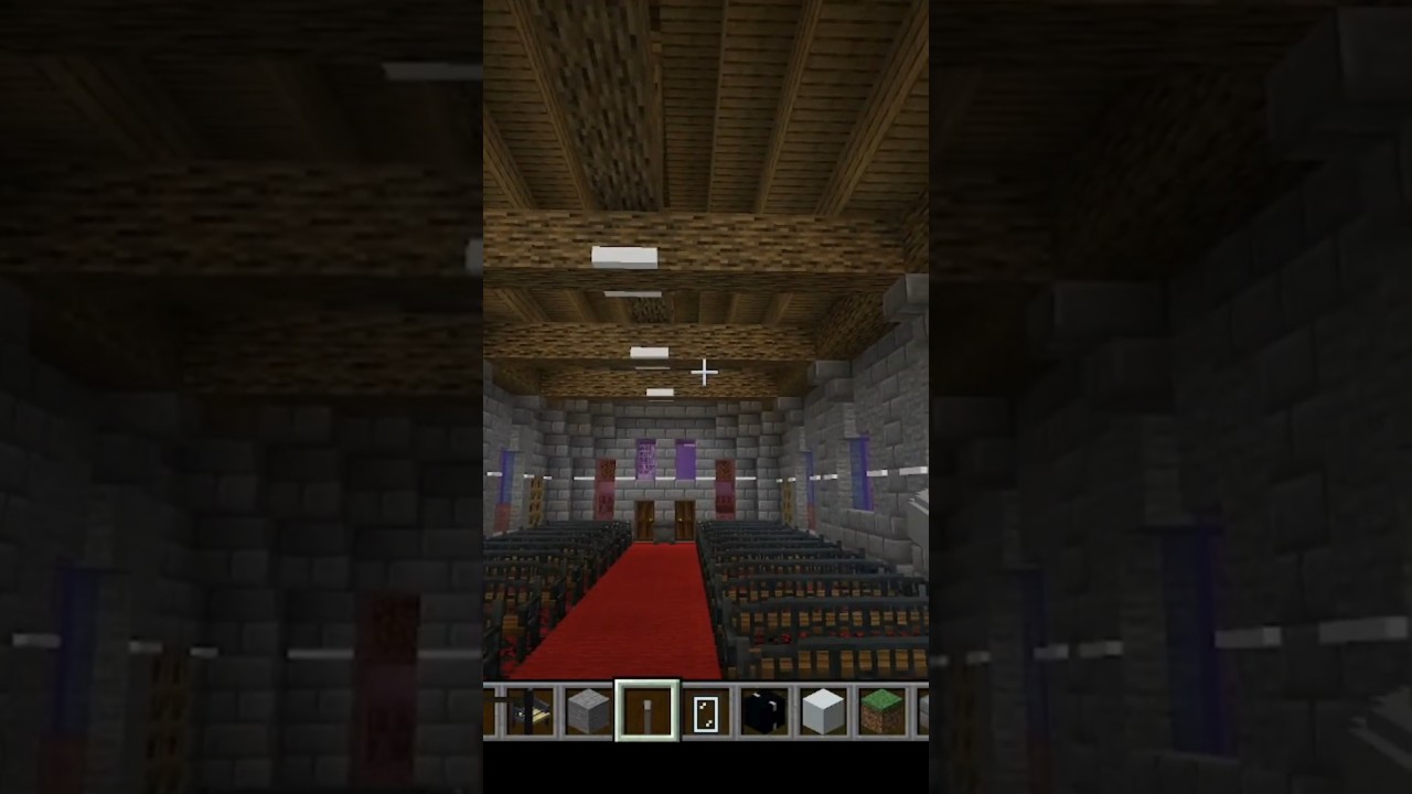 Minecraft Before &rarr; After: Church Build