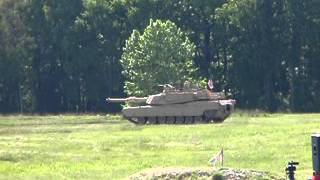 M1A1 Abrams Tank firing
