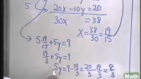 Systems of Linear Equations in Three Variables: Mini-lecture by Mr. McKeague