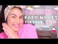 DREAMY & ROMANTIC BABY NAMES FOR BOYS + GIRLS | New Rare & Unique Baby Name List! ❤️