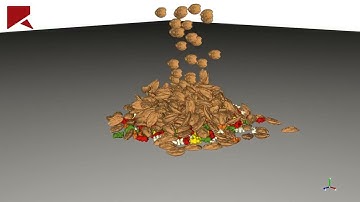 Demonstration of Rocky DEM particle types