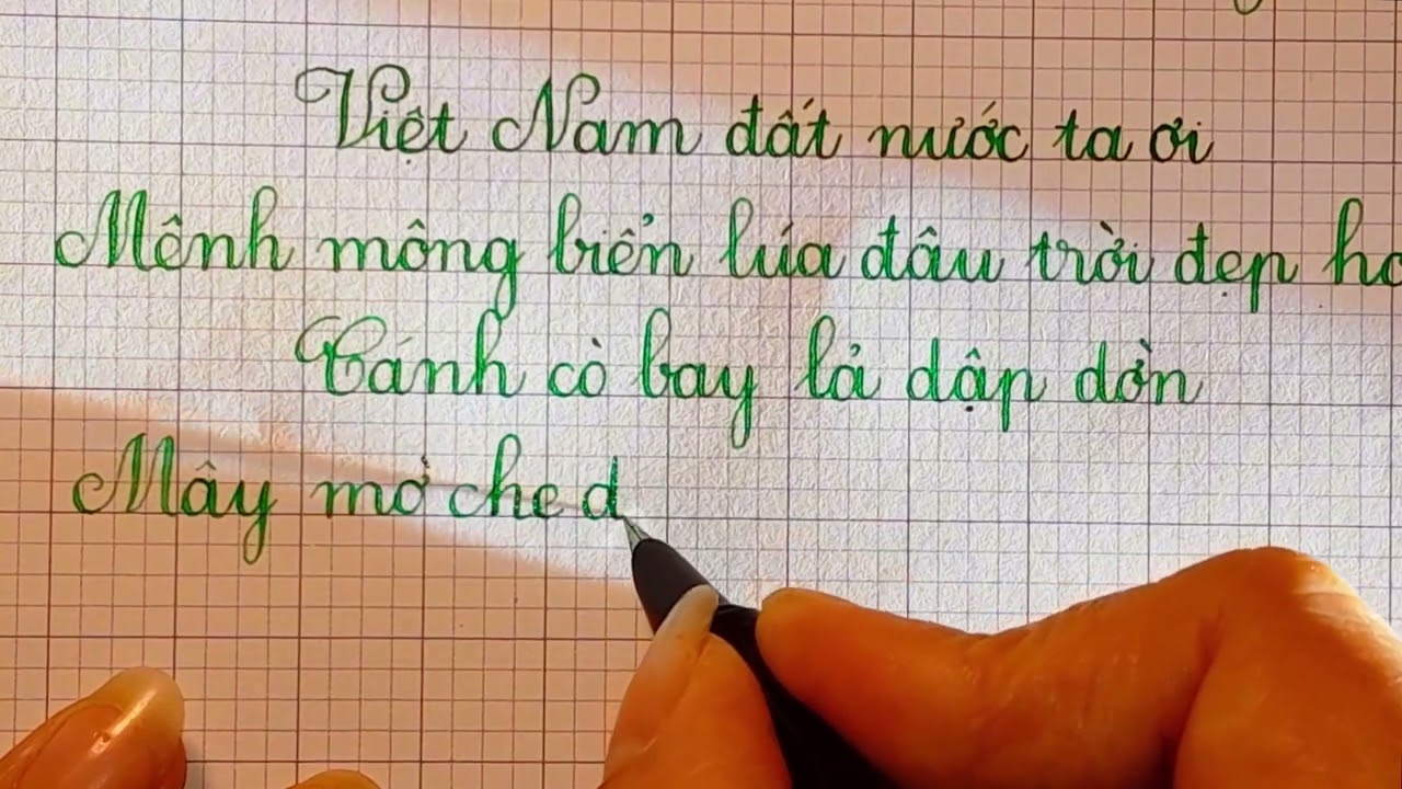 Luyện Viết Bài Thơ : Việt Nam thân yêu