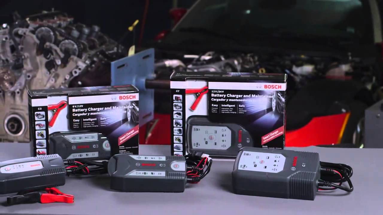 Bosch C3 & C7 Battery Chargers - YouTube