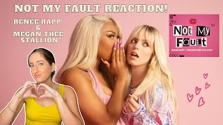 Renée Rapp & Megan Thee Stallion Not My Fault Reaction💅🏼 #reneerapp #megantheestallion #notmyfault