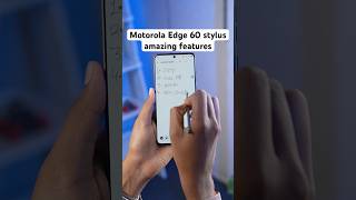 Amazing Stylus features of Moto Edge 60 Stylus  #motoedge60stylus  #features #shorts