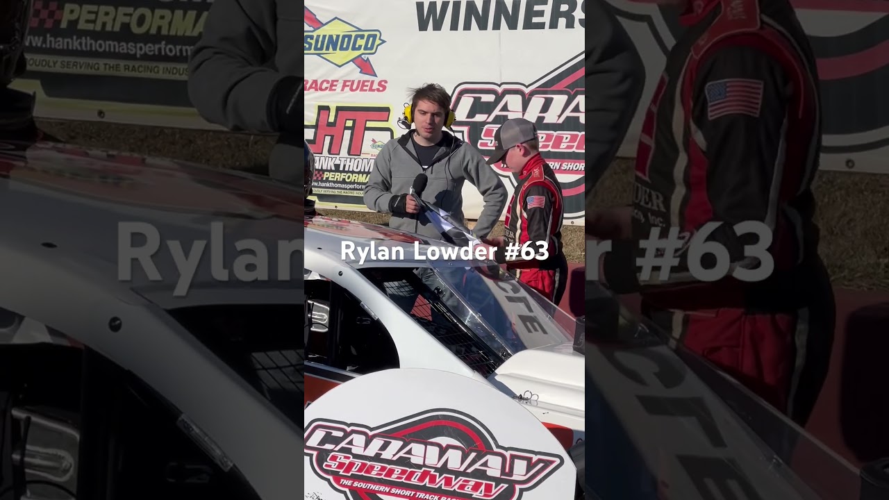 Rylan Lowder 3rd Generation racer up and coming!  First win! Follow  