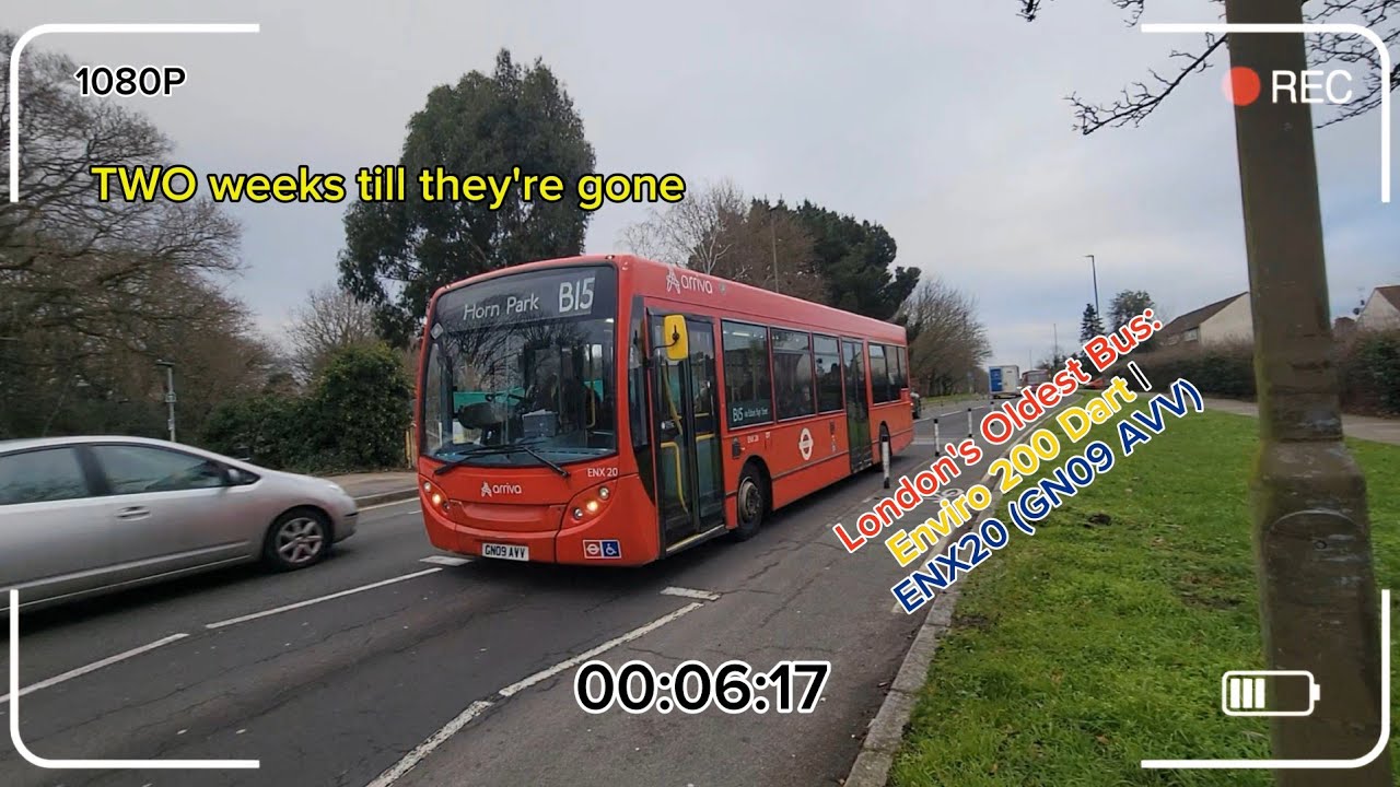 London's Oldest Bus: Enviro 200 Darts Observations 