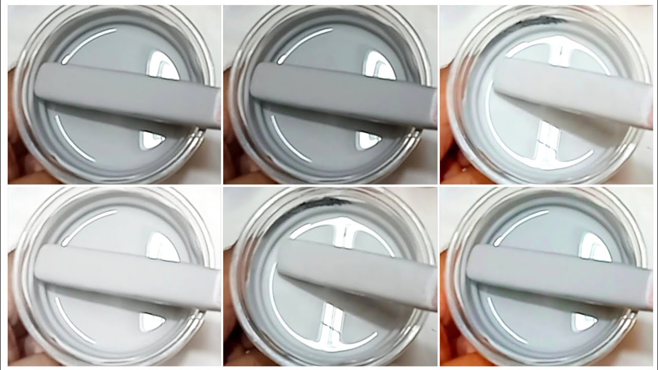 #طريقه عمل اللون الرصاصي بدرجاته | اللون الاوف وايت.How to get the color lead from black and white