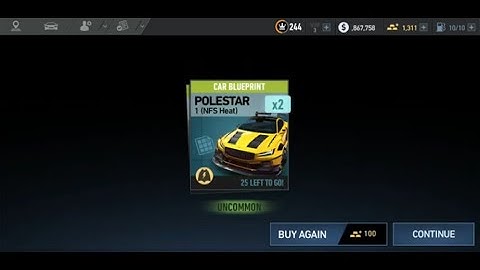 NEED FOR SPEED No Limits  PREMIUM CRATE   POLESTAR 1 (NFS Heat)