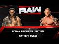 Roman Reigns vs Batista WWE Raw gameplay wwe gameplay Roman Reigns vs Batista WWE Raw gameplay wwe gameplay