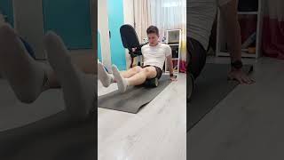 упражнения с массажным роллом для лыжников #спорт #sports #лыжи #массаж #массажныйролл