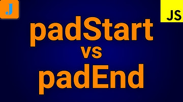 JavaScript String padStart padEnd