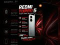 Redmi Turbo 5 ⚡ 7560mAh Battery & 100W Charging Beast! 🔥 #Shorts