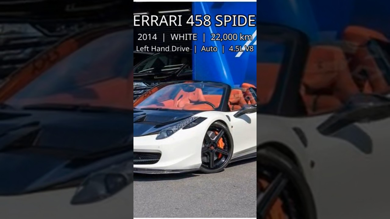 POV: You just found a 22k KM Ferrari 458 Spider (Chassis