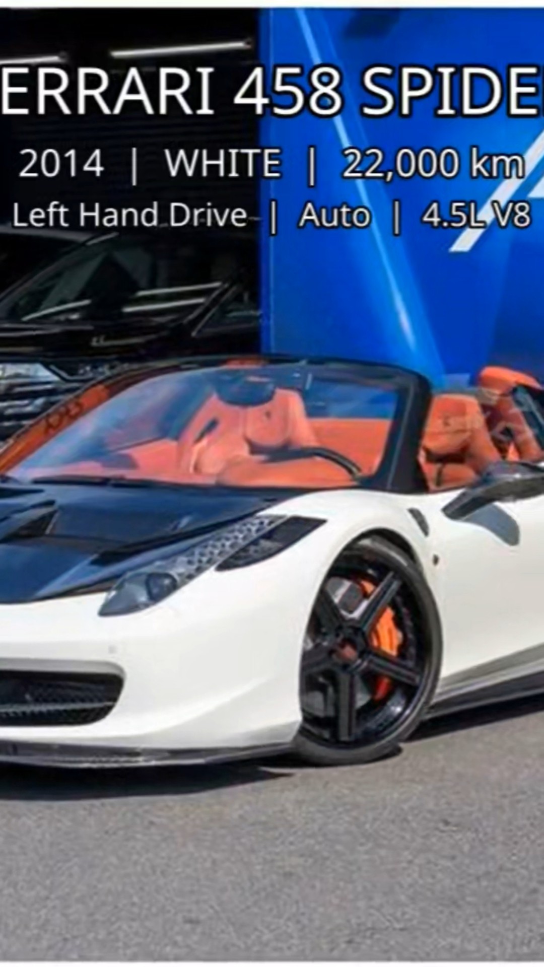 POV: You just found a 22k KM Ferrari 458 Spider (Chassis