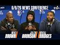 Mike Brown, Jalen Brunson and Mikal Bridges talk adjustments and reset for Knicks