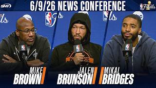 Mike Brown, Jalen Brunson and Mikal Bridges talk adjustments and reset for Knicks screenshot 2