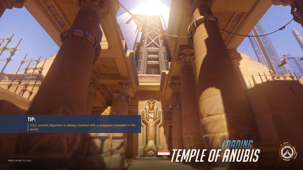 Tracer Map Overwatch - Tracer Map Tricks - Temple of Anubis - YouTube
