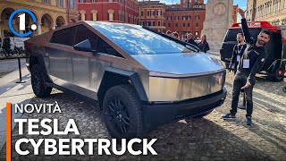 Tesla CYBERTRUCK 🇺🇸 com’è visto dal vivo in Italia (dentro e fuori)