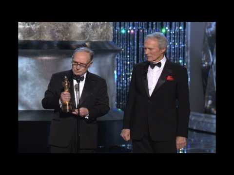 Ennio Morricone receiving an Honorary Oscar®