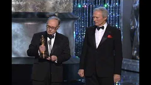 Ennio Morricone receiving an Honorary Oscar®