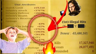 clash of kings | clash of kings mod | Illegal hits almost Zeroed but 🤦😮😮 Watch this | Skin mod |hack