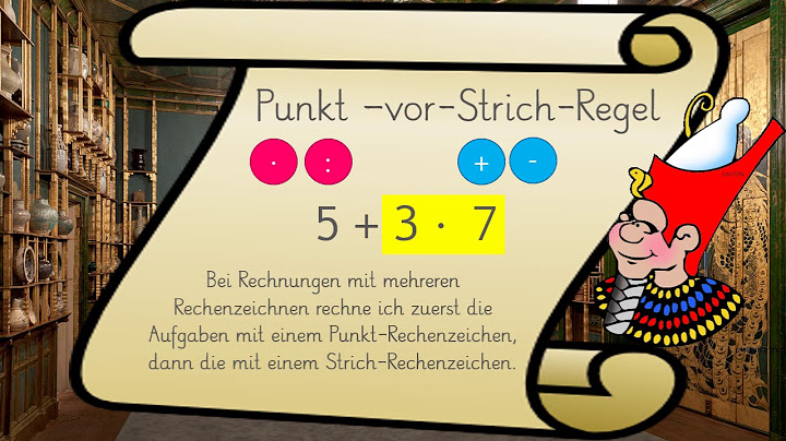 Punkt-vor-Strich-  und Klammer-Regel