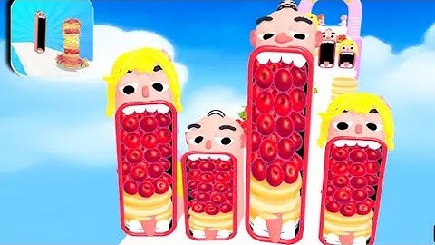 PANCAKE RUN! Game #4 All Levels Max Android,iOS Gameplay