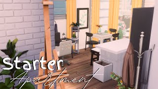 Starter Apartment 🤍// The Sims 4: Speed Build // No CC