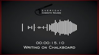 Writing on Chalkboard | HQ Sound Effects