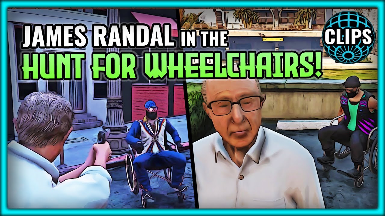 JAMES RANDAL IN THE HUNT FOR WHEELCHAIRS!