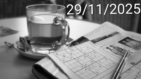 Daily Sudoku of the Hindu Newspaper 29/11/2025 