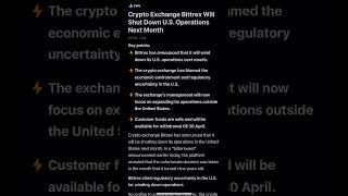 Bittrex Shutdown In Usa