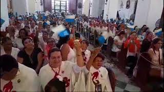 La Catedral Basílica de Santa Marta acoge a los Caballeros de la Virgen