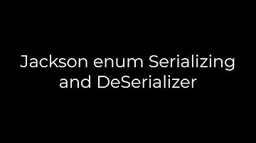 Java :Jackson enum Serializing and DeSerializer(5solution)