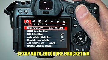 How to setup Auto Exposure Bracketing for Real Estate Photography