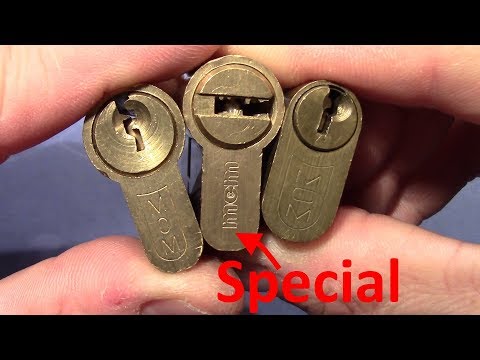 Взлом отмычками MCM   (picking 422) MCM picking (three locks)