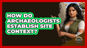 How Do Archaeologists Establish Site Context?
