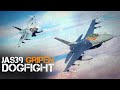 JAS39 Gripen Vs F-16 Viper Dogfight | Digital Combat Simulator | DCS |