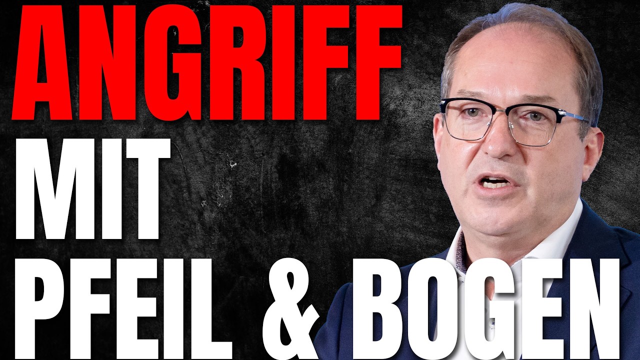 💥Männer greifen mit Pfeil und Bogen in Cottbus an