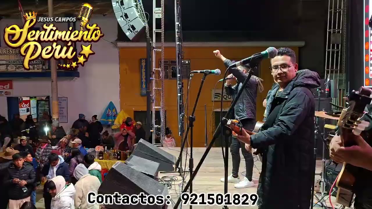 SENTIMIENTO PERU -Jesús Campos - En  VIVO - Mix Pienso en ti . CHECHITO